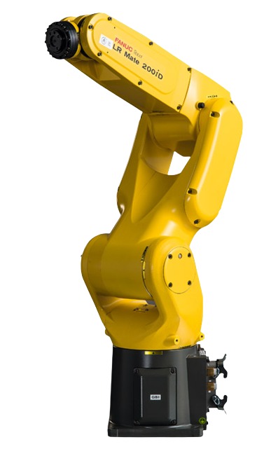 gelber Roboterarm von Fanuc